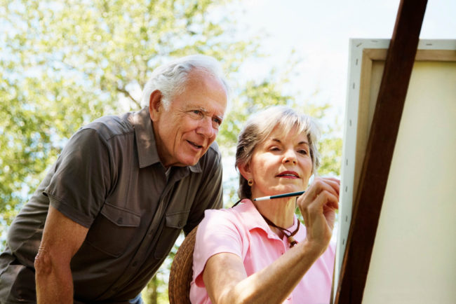 Artists at Bramble Bay Retirement Village – Regis Aged Care